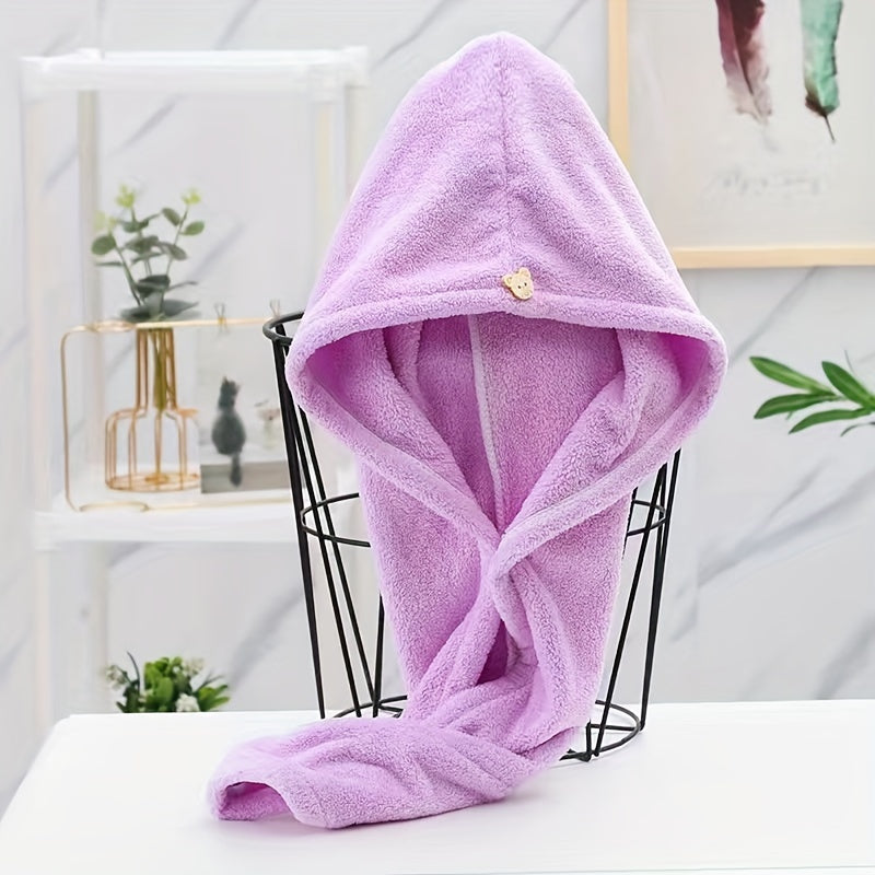Microfiber Hair Towel Quick Drying Hair Wrap Towel Super Absorbent Hair Drying Cap Soft Headband