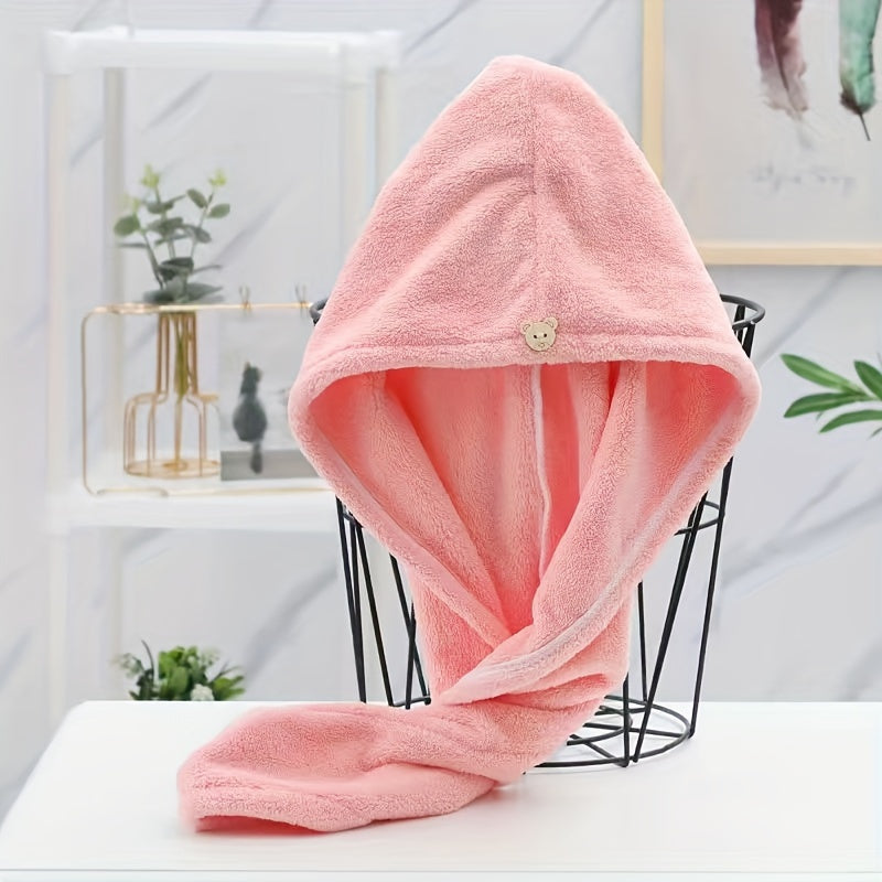 Microfiber Hair Towel Quick Drying Hair Wrap Towel Super Absorbent Hair Drying Cap Soft Headband
