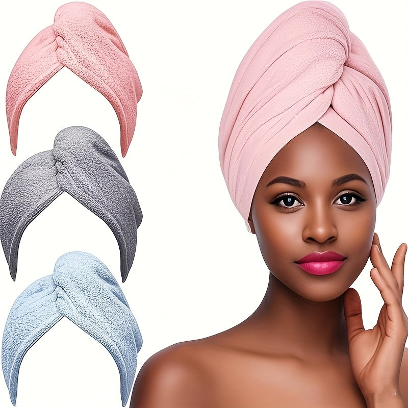 Microfiber Hair Towel Quick Drying Hair Wrap Towel Super Absorbent Hair Drying Cap Soft Headband