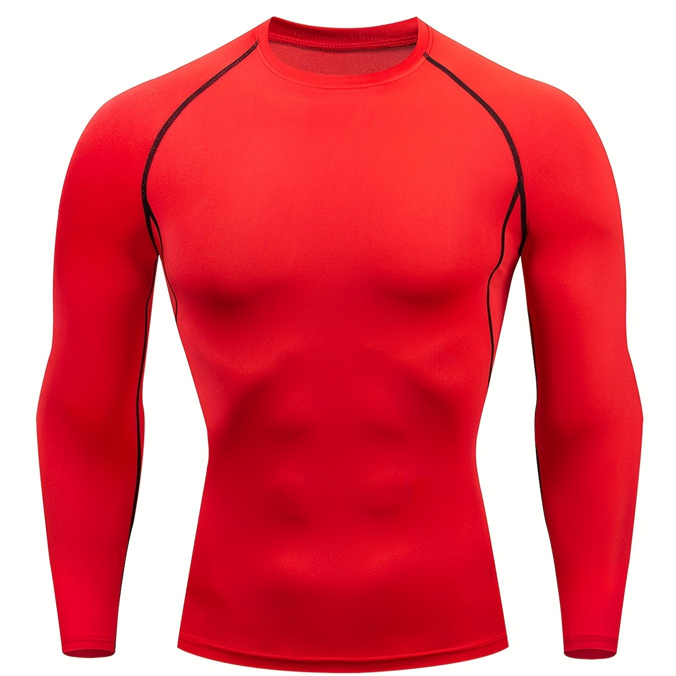 Men's Compression Shirts: Get Fit Fast With Long Sleeve Athletic Workout Tops!