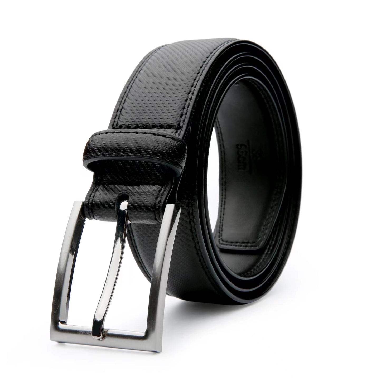 Men's Leather Belt, Fashion & Classic Casual Belt with Single Prong Buckle for Jeans, Pants, Work And Business, Gift for Dad & Husband