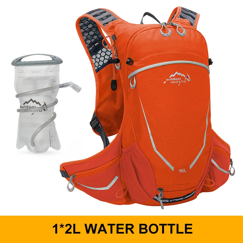 Outdoor sports ultra-light backpack 16L, running, hydrating, hiking, cycling, with 2L water bag
