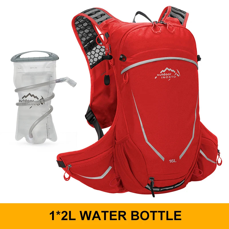 Outdoor sports ultra-light backpack 16L, running, hydrating, hiking, cycling, with 2L water bag