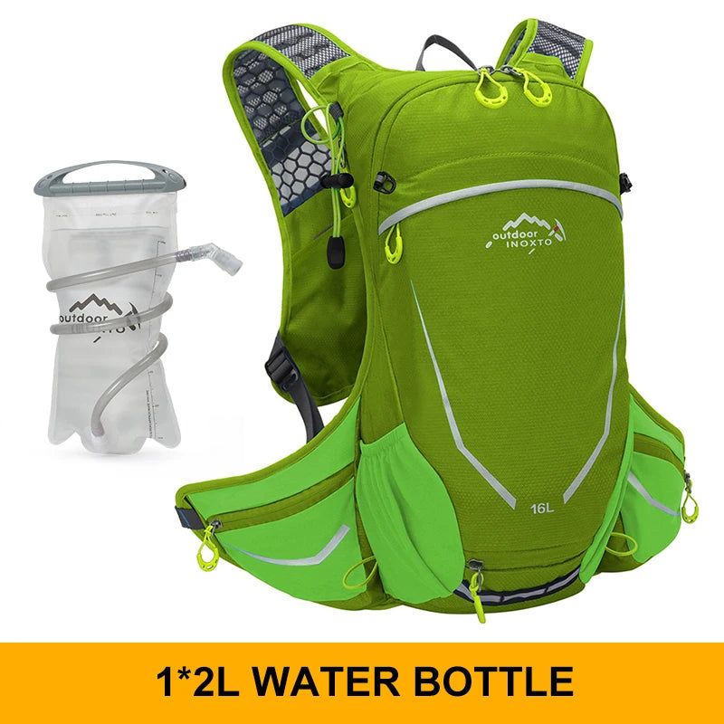 Outdoor sports ultra-light backpack 16L, running, hydrating, hiking, cycling, with 2L water bag