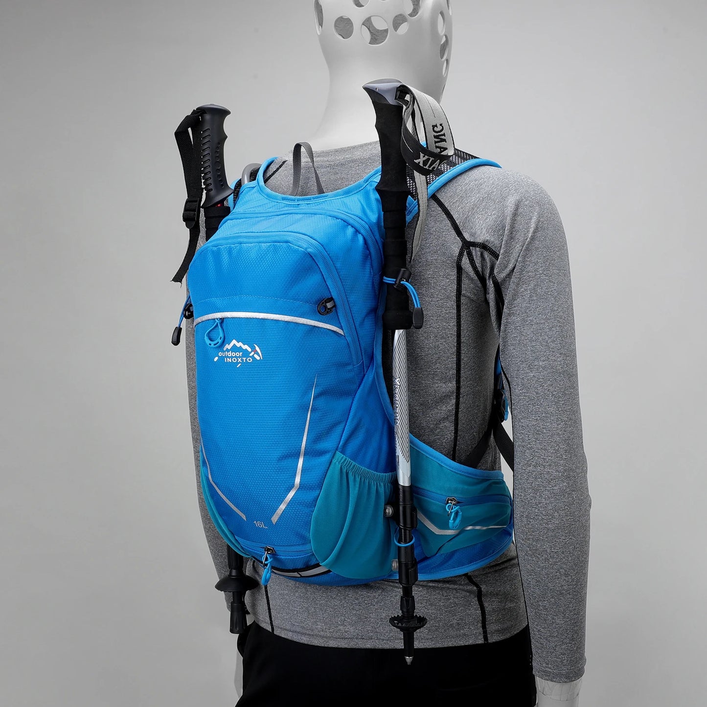 Outdoor sports ultra-light backpack 16L, running, hydrating, hiking, cycling, with 2L water bag