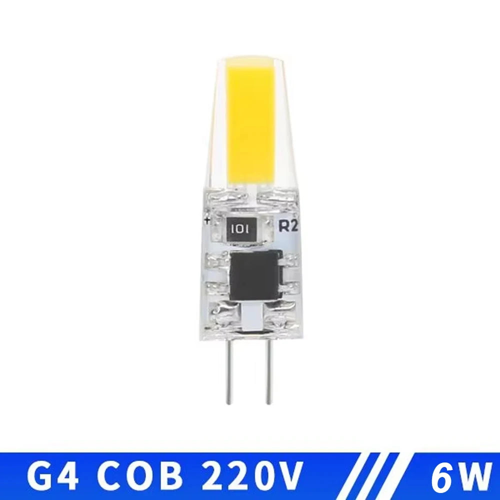 Dimmable G4 G9 E14 LED Bulb COB Replace Halogen Lamps Bulb AC DC 12V 220V Candle Light For Crystal Chandelier Spotlight Lighting