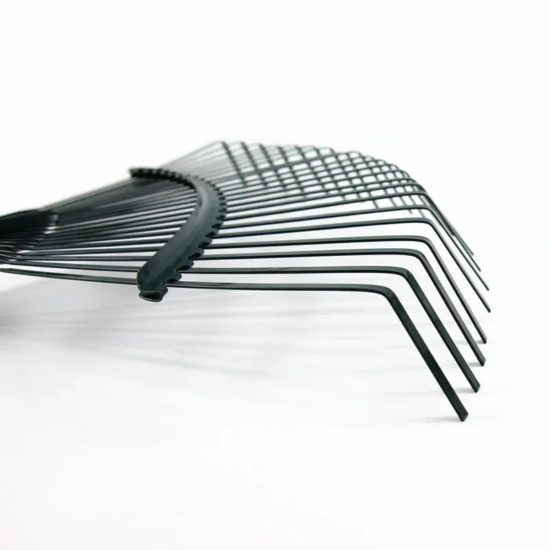 22 Teeth Heavy Duty Steel Metal Rake for Head High Carbon Steel Lawn Leaves Garden Without Handle Home Tools Garden Tools