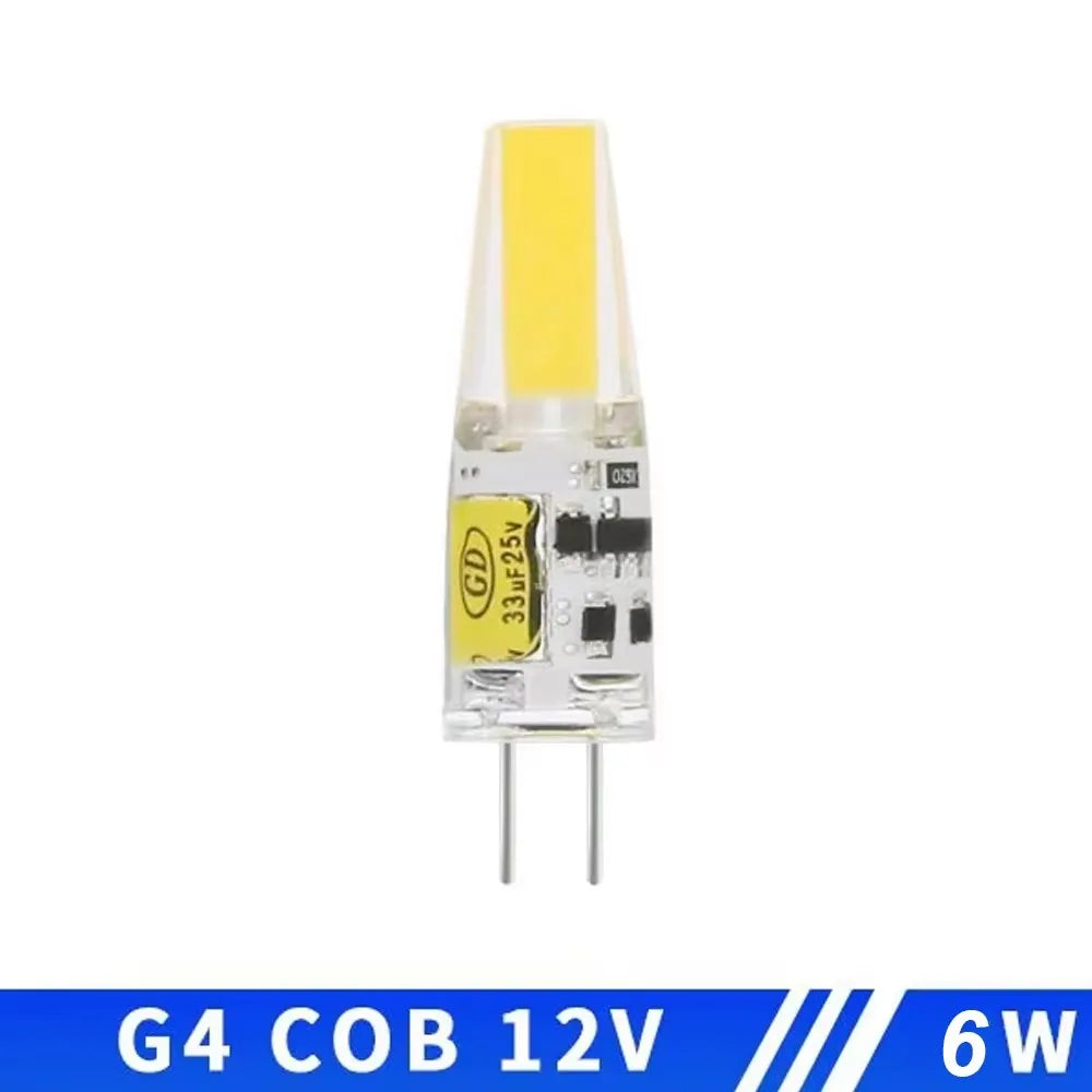 Dimmable G4 G9 E14 LED Bulb COB Replace Halogen Lamps Bulb AC DC 12V 220V Candle Light For Crystal Chandelier Spotlight Lighting