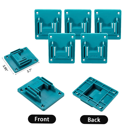 1/2/6pcs Wall Mount Electric Tool Holder for Bosch&Makita 18V Wall Power Mount Storage Battery Bracket Fixing Newest