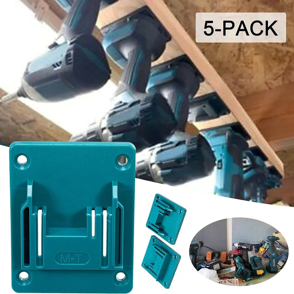 1/2/6pcs Wall Mount Electric Tool Holder for Bosch&Makita 18V Wall Power Mount Storage Battery Bracket Fixing Newest