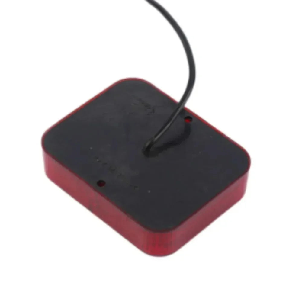 12V 24V LED Waterproof Rear Tail Fog Light - Brake Stop Safety Warning Lamp for Truck Trailer Boat