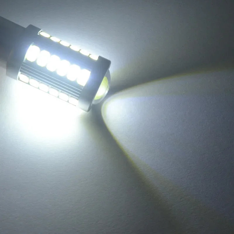 2X 1156 BA15S 1157 BAY15D 5630 Trunk License Plate Car Tail Brake Bulb Auto Signal Reverse Lamps Daytime Running Light White RED