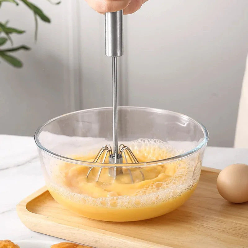 Semi Automatic Egg Beater Rotating Cream Egg Mixer Household Manual Egg Beater Baking Tool Kitchen Tools