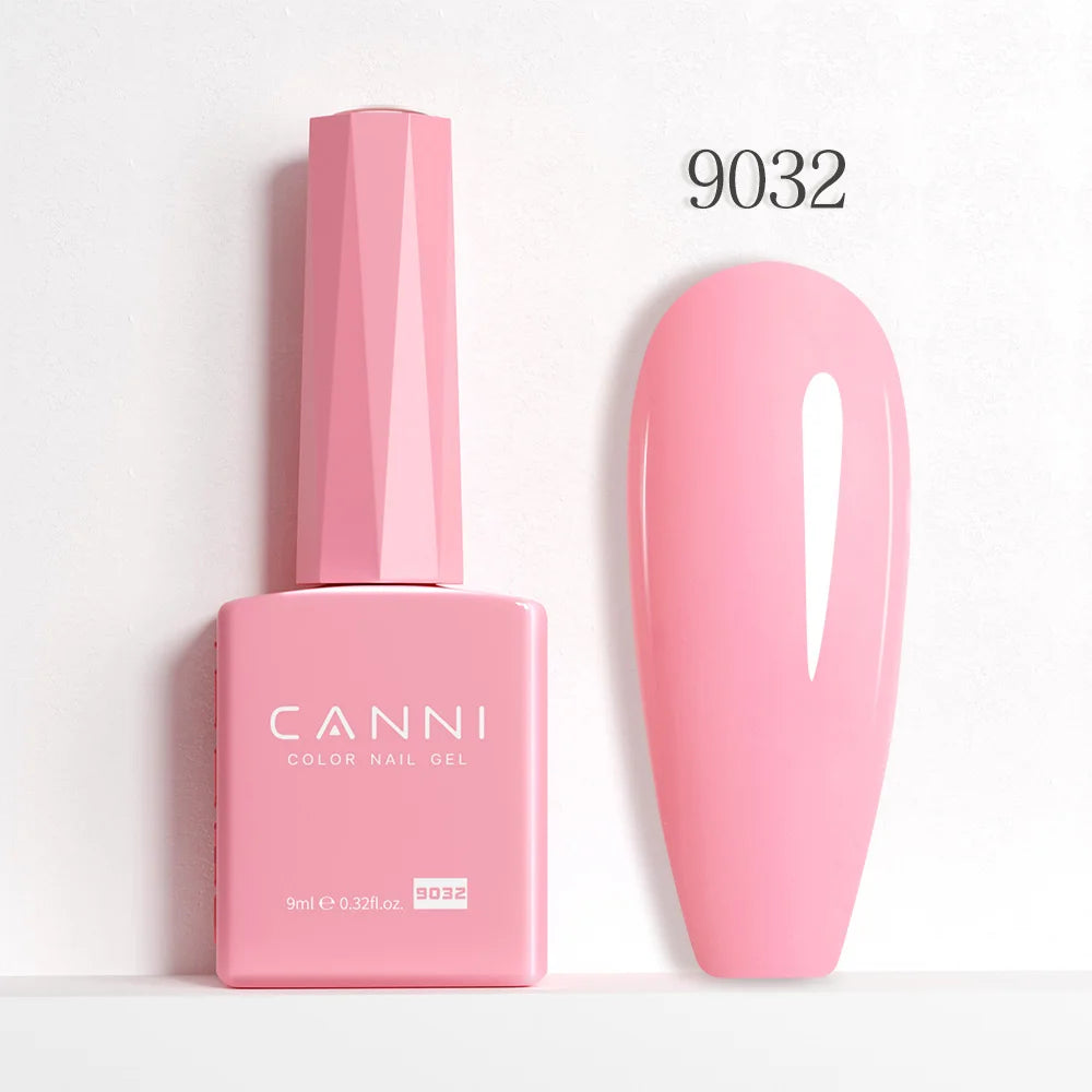CANNI Jelly Pink Nail Gel Polish 9ml - HEMA Free Pastel Varnish Semi Permanent UV LED Top Coat