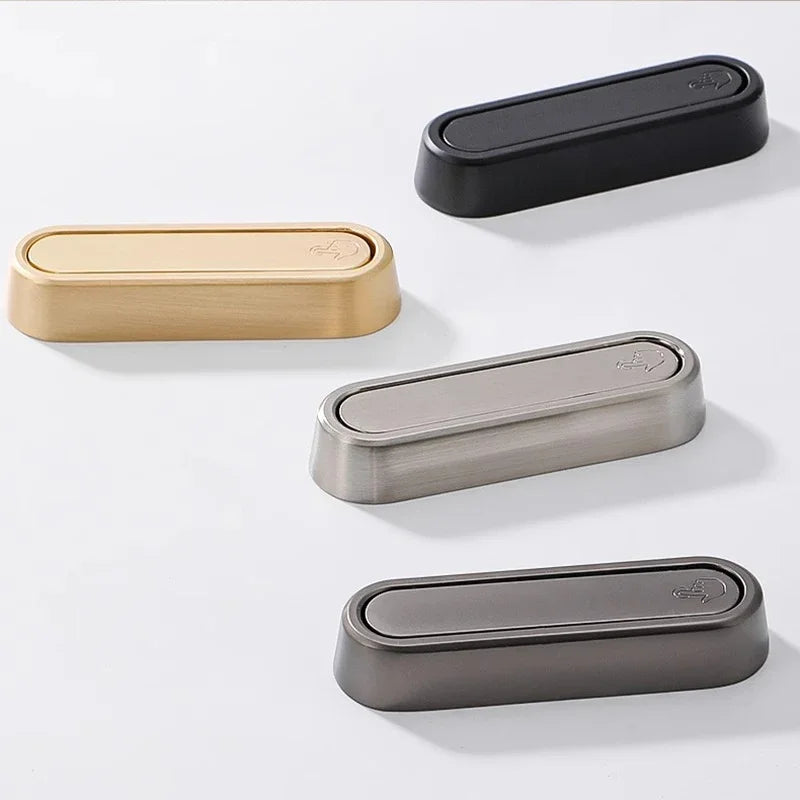 Folding Wall Hook Stainless Steel - Hidden Robe Towel Coat Hanger Matte Black 1-4pcs