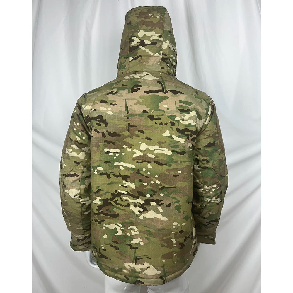 Outdoor Thickened Heat Reflective Cotton Clothes Men Tactical Hunting Camouflage Winter Warmth Windproof Cold Resistant Coat