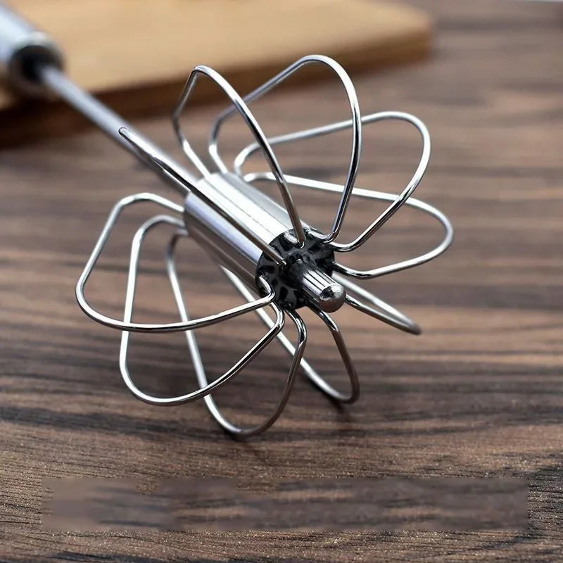 Semi Automatic Egg Beater Rotating Cream Egg Mixer Household Manual Egg Beater Baking Tool Kitchen Tools