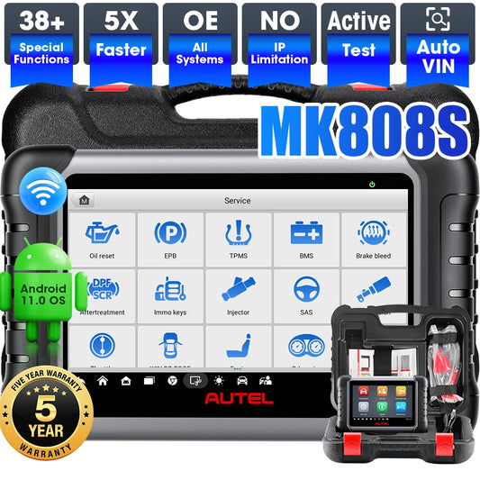 Autel MaxiCOM MK808S Scanner Automotive Car Diagnostic Tool Bidirectional Diagnostic OBD2 Scan Tool All System Diagnose