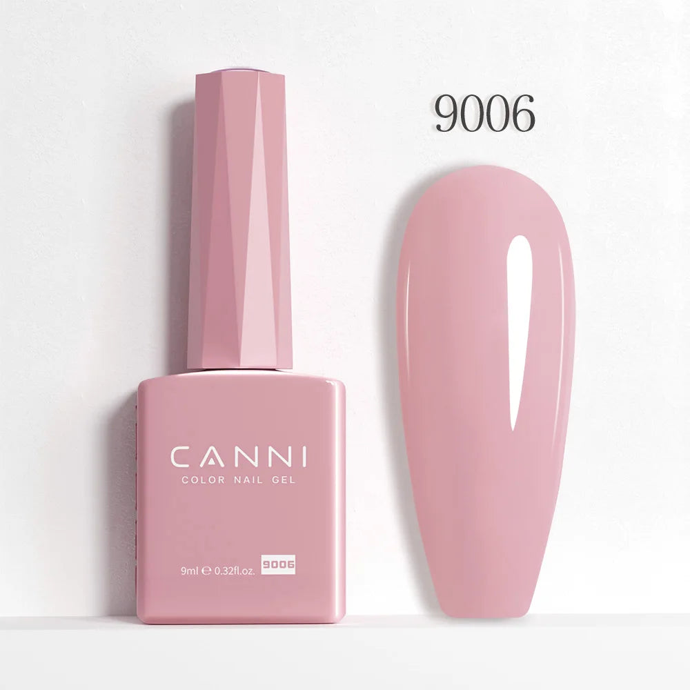 CANNI Jelly Pink Nail Gel Polish 9ml - HEMA Free Pastel Varnish Semi Permanent UV LED Top Coat