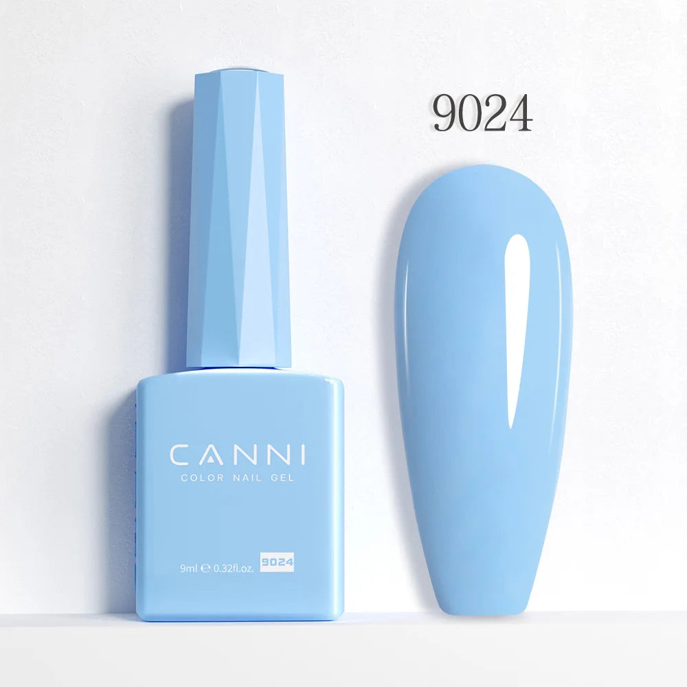 CANNI Jelly Pink Nail Gel Polish 9ml - HEMA Free Pastel Varnish Semi Permanent UV LED Top Coat