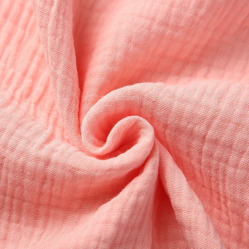 Organic Cotton Baby Blankets Newborn Muslin Swaddle Baby Wrap Gauze Ruffle Blanket Bedding Items Babies Accessories