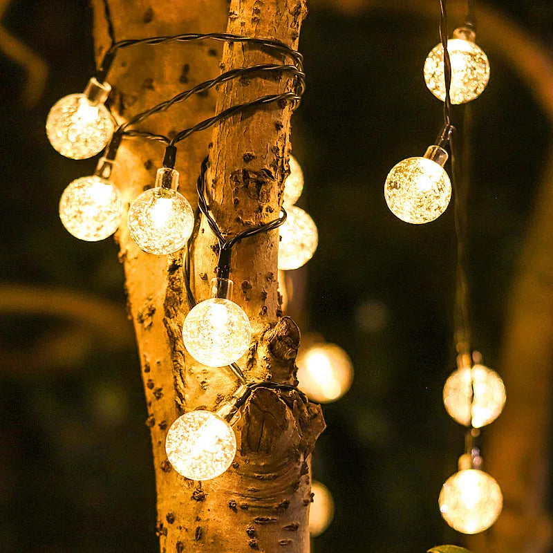 Solar LED String Lights 20-100 LEDs - IP65 Waterproof Outdoor Fairy Garden Lights 12M Christmas Decoration