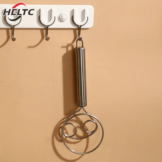 1Pc Eggs Cream Mixing Rods Double Holes Flour Cake Stirrer Whisk For Dough Bread Smooth Tools Coil Mixer Kitchen Tools