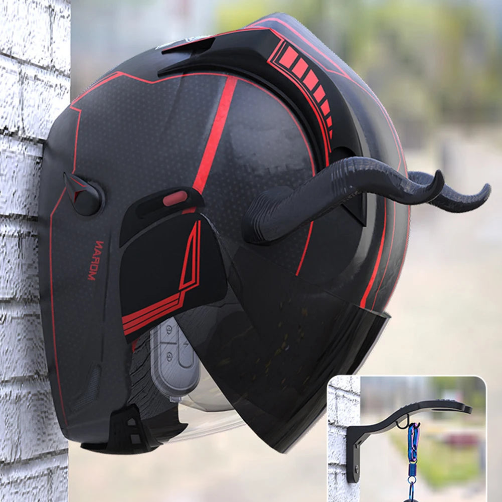 1-5pcs Motorcycle Helmet Hook Racks Multipurpose Hook Hanger Home Luggage Jacket Holders Kitchen Cabinet Shelf Wall Mount Hooks