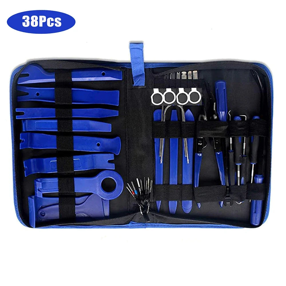 Automotive Tools Car Interior Disassembly Blades Kit Door Panel Trim Removal Repair Plastic Clips Puller Diy Workshop Tool