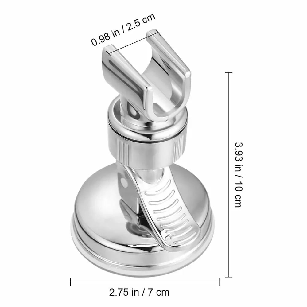 1-4Pcs Strong Vacuum Suction Cup Shower Rack Adjustable Handheld Shower Head Wall Mount Holder Rotating Bathroom Shower Base