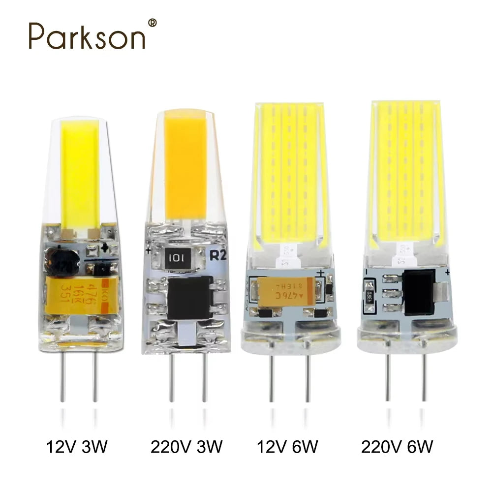 Dimmable G4 G9 E14 LED Bulb COB Replace Halogen Lamps Bulb AC DC 12V 220V Candle Light For Crystal Chandelier Spotlight Lighting