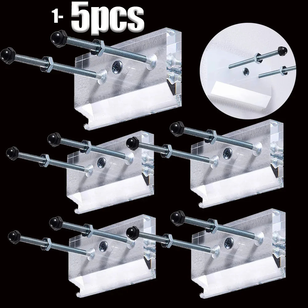 1-5pcs Skateboard Wall Mount Longboard Deck Hanger Display Stand Storage Holder Rack Indoor Floating Skateboard Storage