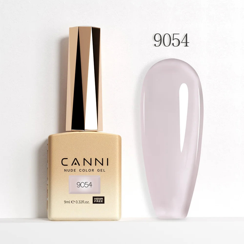 CANNI Jelly Pink Nail Gel Polish 9ml - HEMA Free Pastel Varnish Semi Permanent UV LED Top Coat