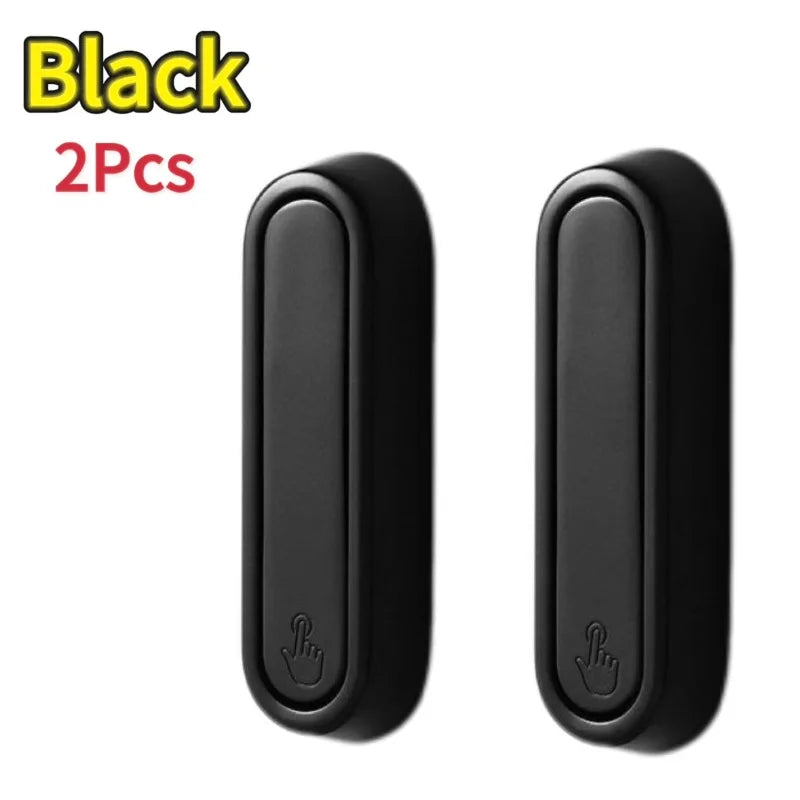 Folding Wall Hook Stainless Steel - Hidden Robe Towel Coat Hanger Matte Black 1-4pcs