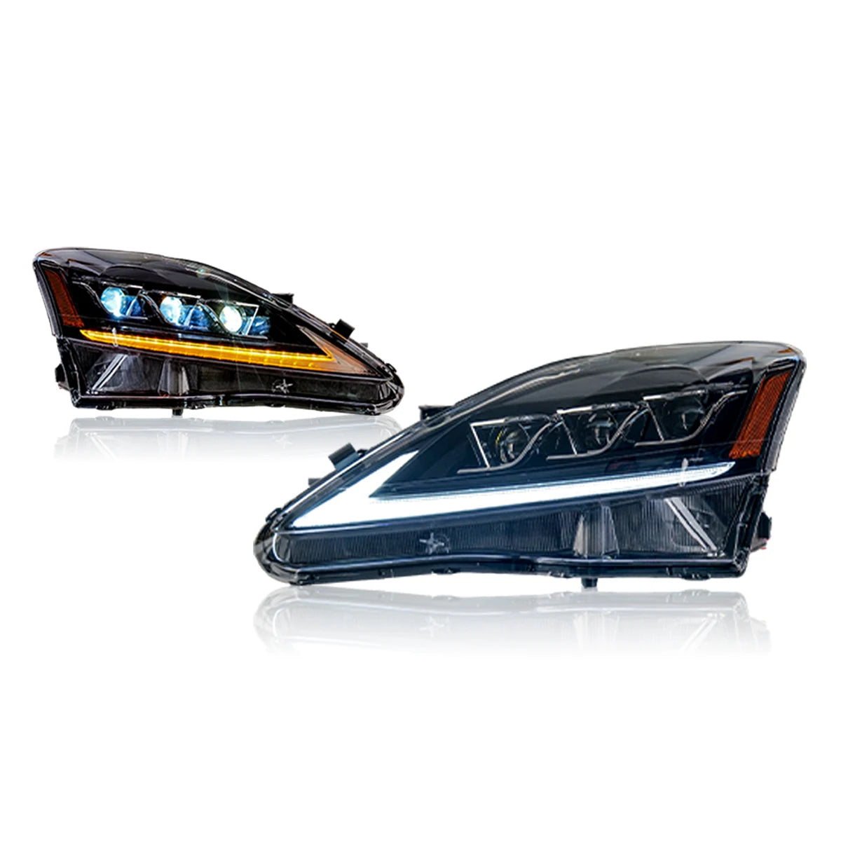 TYPY Car lights For Lexus IS250 IS350 Headlight 2006-2012 LED Projetor head Lamp Daytime Running Light Automotive Accessories