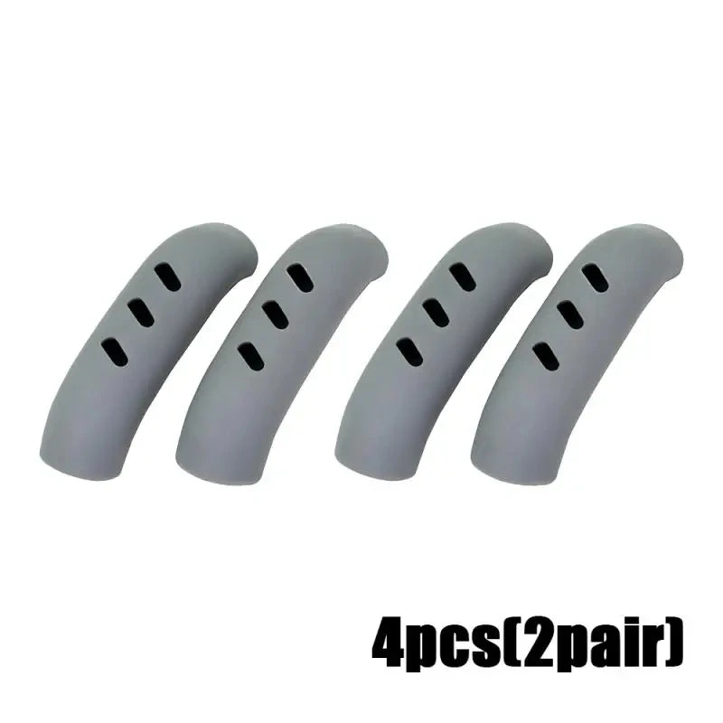 2/8Pcs Silicone Pan Handle Cover Heat Insulation Covers Pot Ear Clip Non-slip Steamer Casserole Pan Handle Holder Kitchen Tools