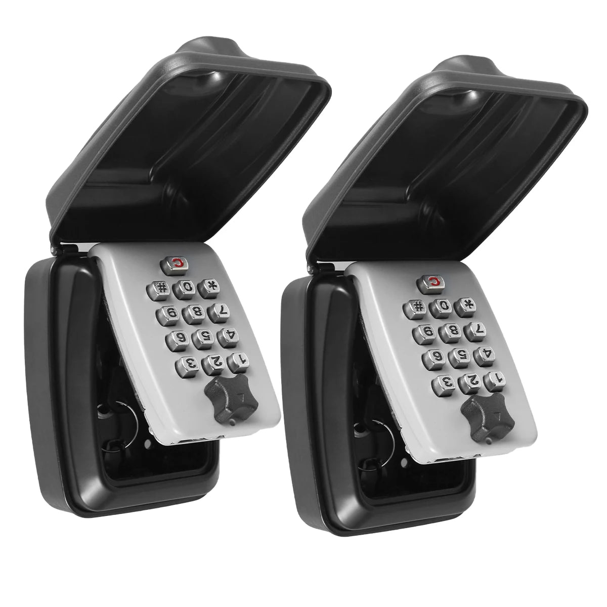 1/2Pcs Wall Mount Key Lock Safe Secret Storage Box Code Security Lock No Key Home Office Key Portable Combination Box Organizer