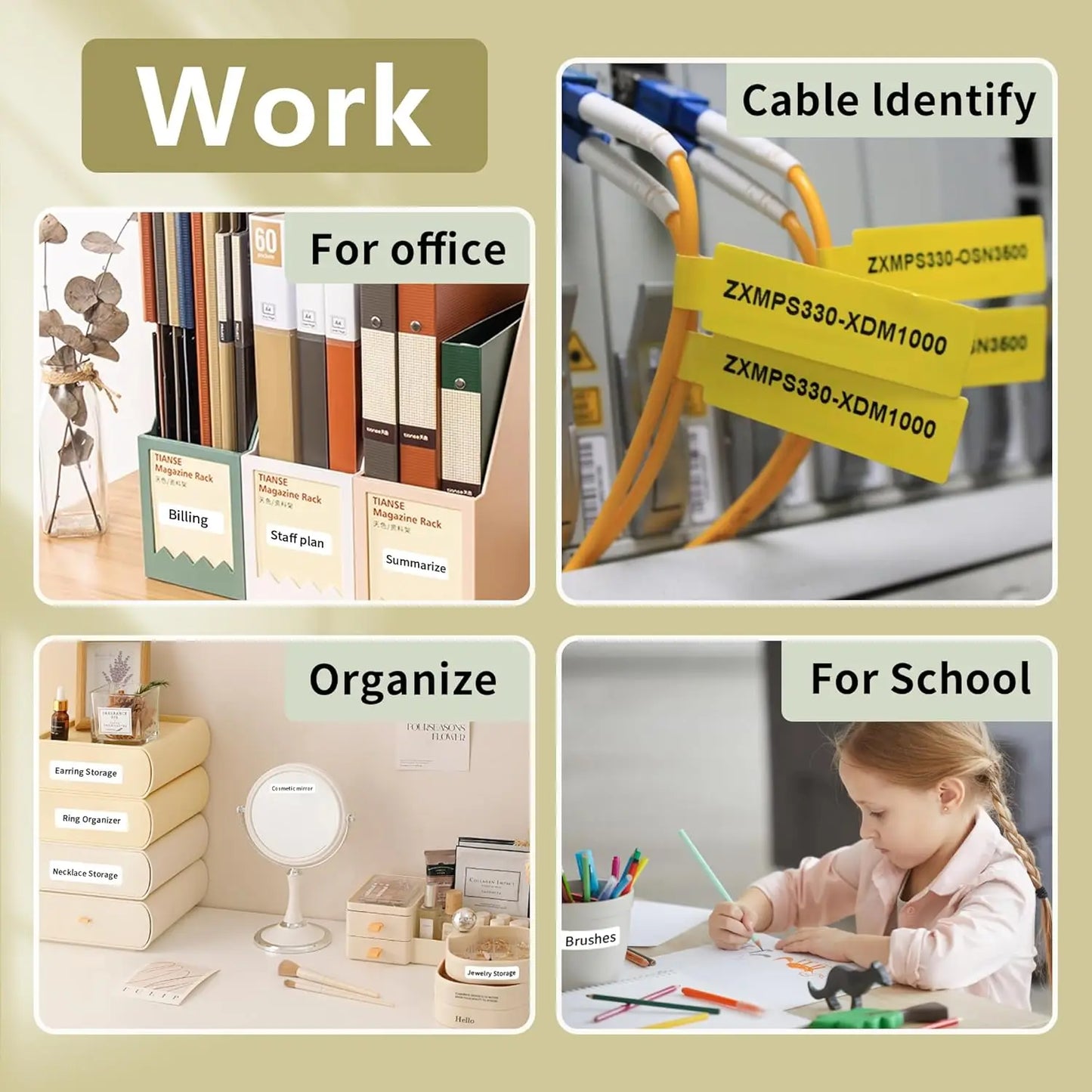 Marklife P15 Mini Portable Thermal Printer Without Ink Self-Adhesive Label Maker Printer For Stickers Labeller Labeling Machine