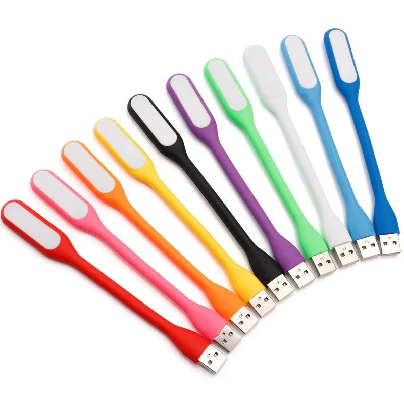 Multi-Color Mini USB LED Light - Portable Book Reading Foldable Eye Protection Lamp Night Light