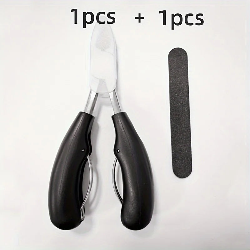 Professional Grade Concave Stainless Steel Nail Clippers for Thick Nails and Ingrown Toenails Sharp Curved Blade for Easy Trimmi