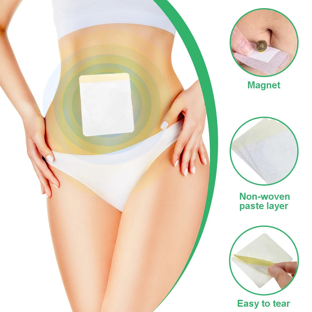 Body Shaping Patches - Honey Belly Slimming Stickers Fast Fat Burning Lymphatic Drainage