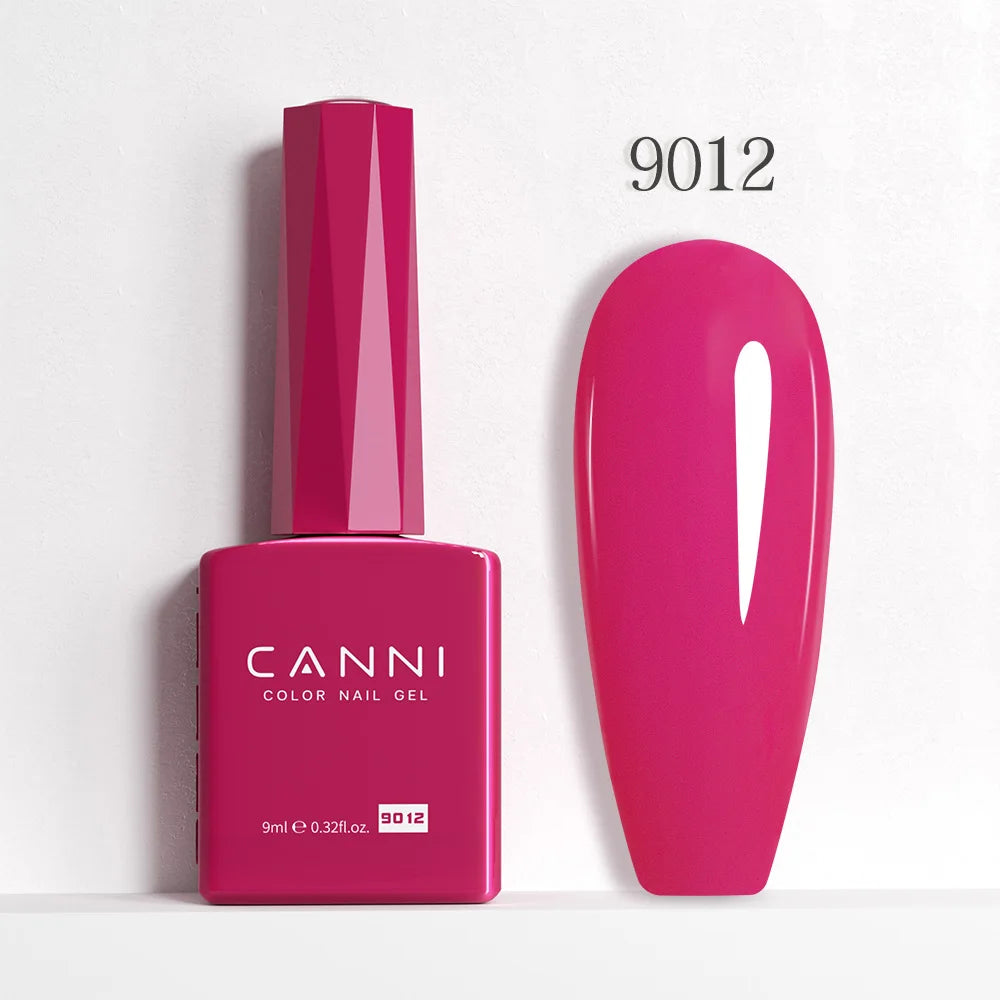CANNI Jelly Pink Nail Gel Polish 9ml - HEMA Free Pastel Varnish Semi Permanent UV LED Top Coat