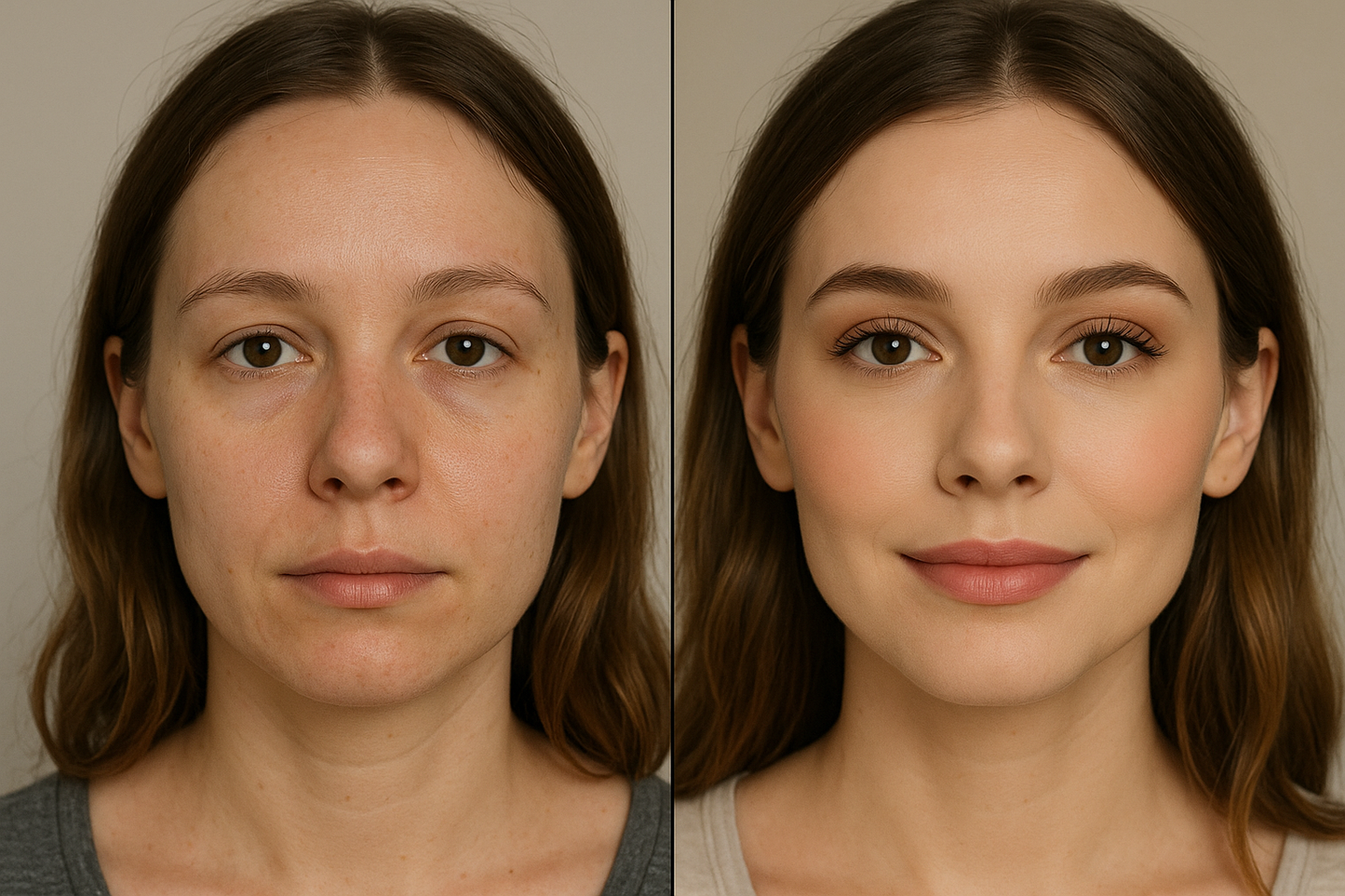 Before after comparison