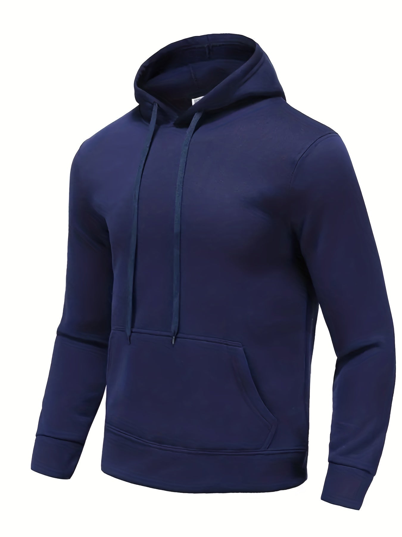 Men's Solid Color Hoodies, Casual Loose Fit Drawstring Hooded Sweatshirt With Pocket Best Sellers