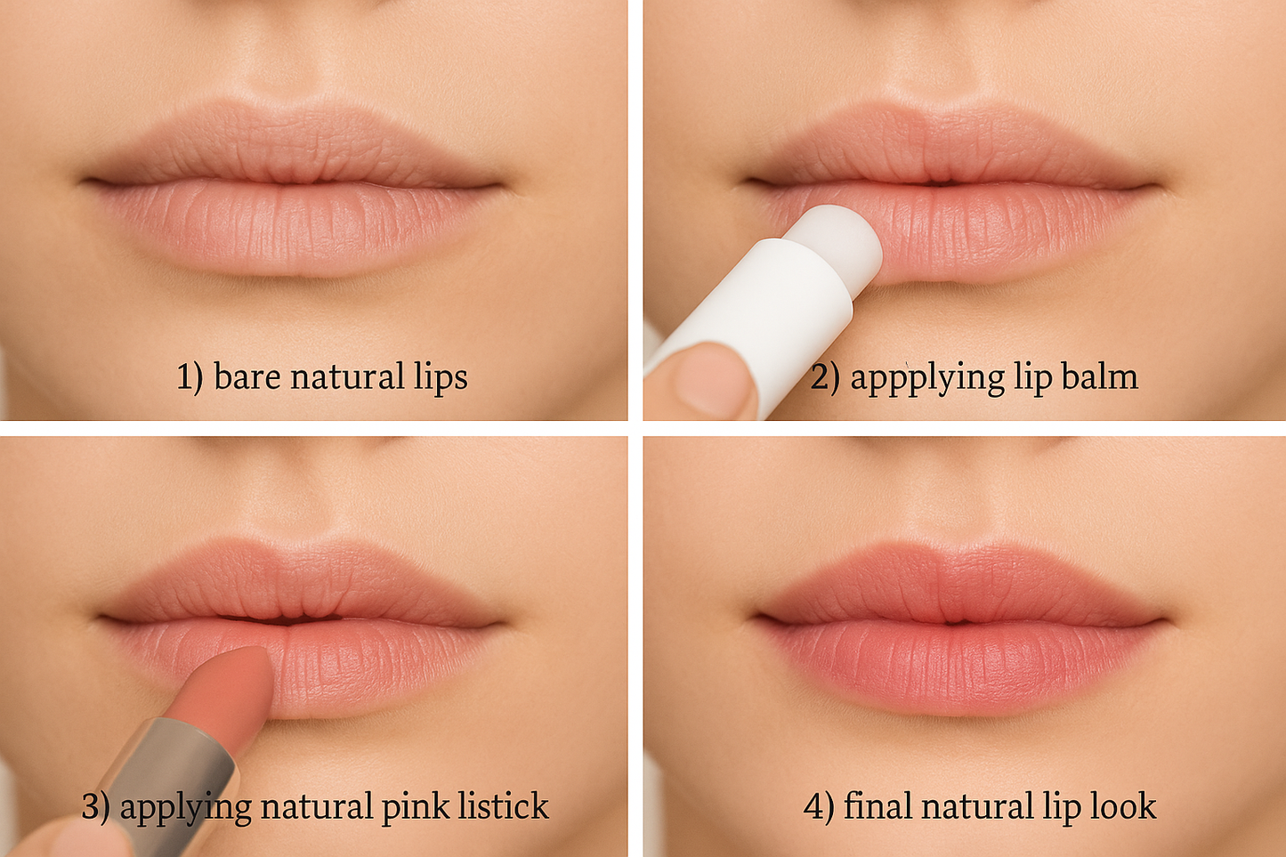 Natural lipstick tutorial