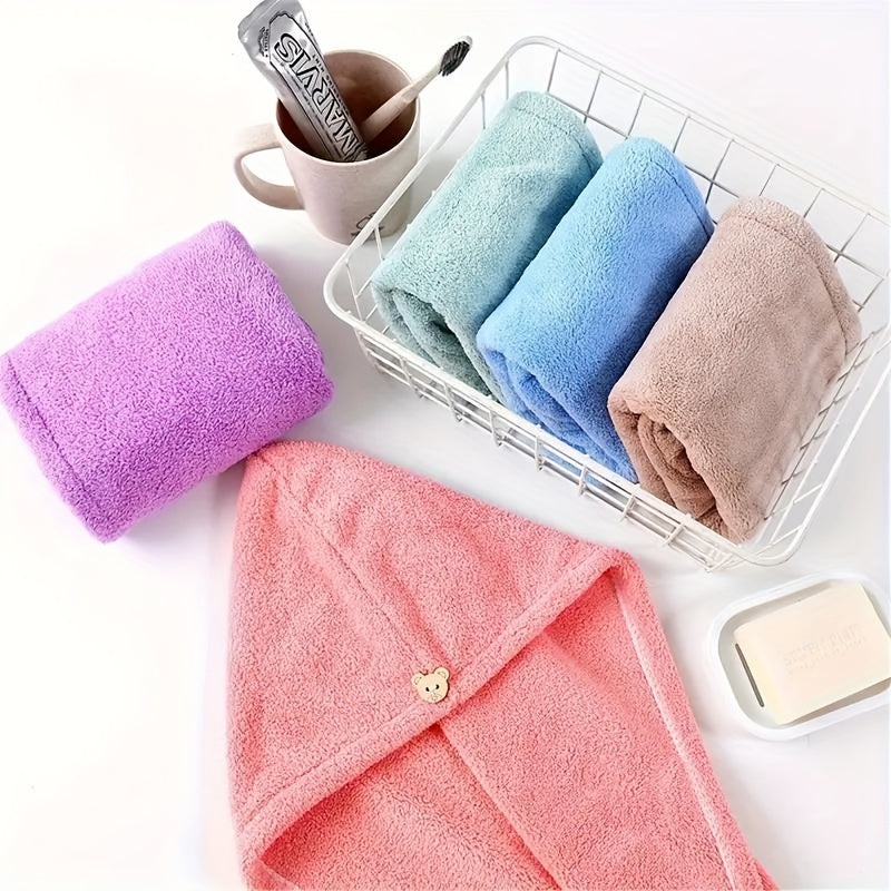 Microfiber Hair Towel Quick Drying Hair Wrap Towel Super Absorbent Hair Drying Cap Soft Headband