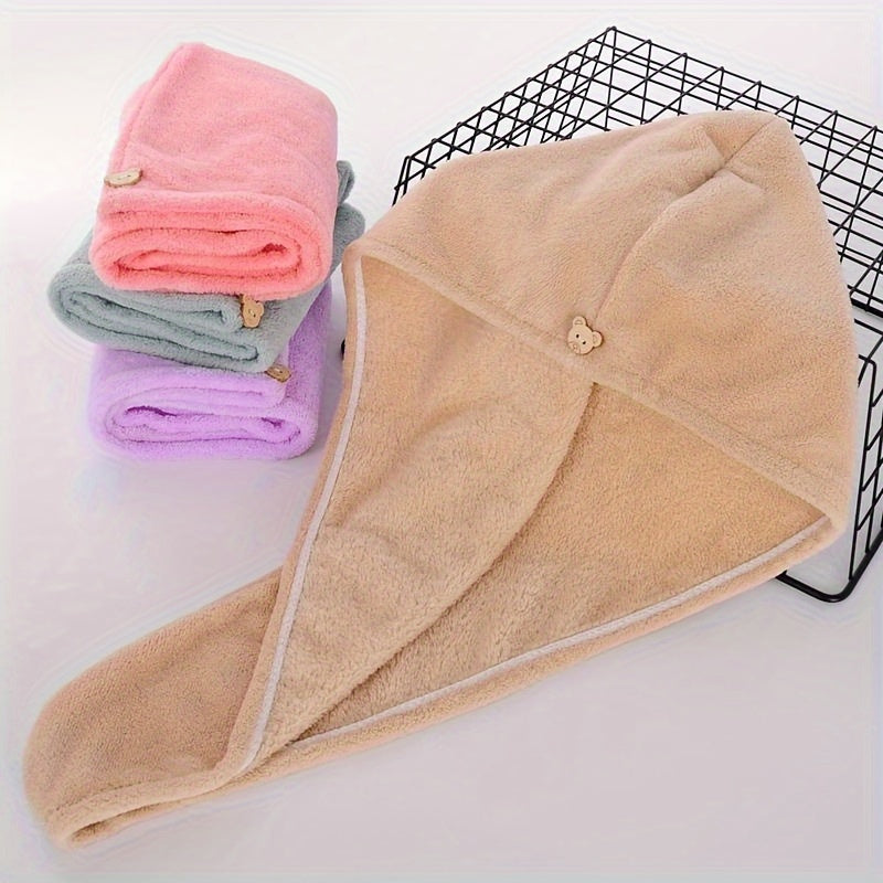 Microfiber Hair Towel Quick Drying Hair Wrap Towel Super Absorbent Hair Drying Cap Soft Headband