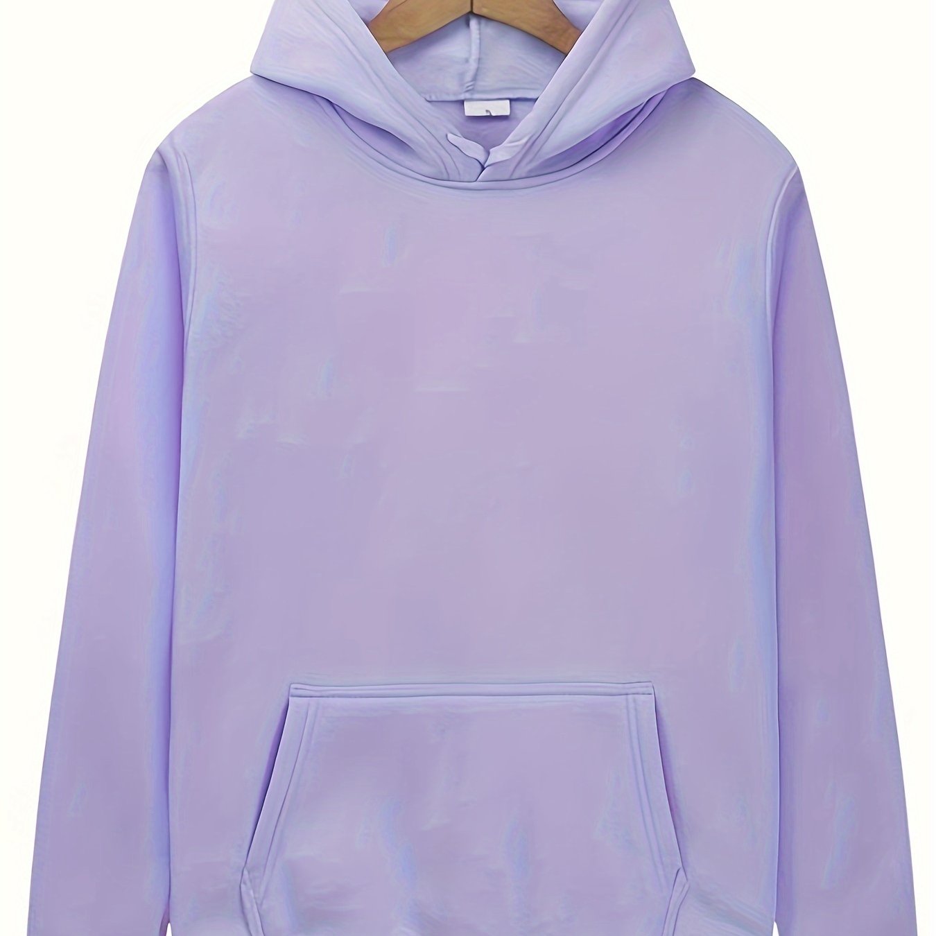 Men's Solid Color Hoodies, Casual Loose Fit Drawstring Hooded Sweatshirt With Pocket Best Sellers