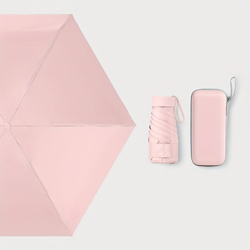 six-rib capsule umbrella, pocket umbrella