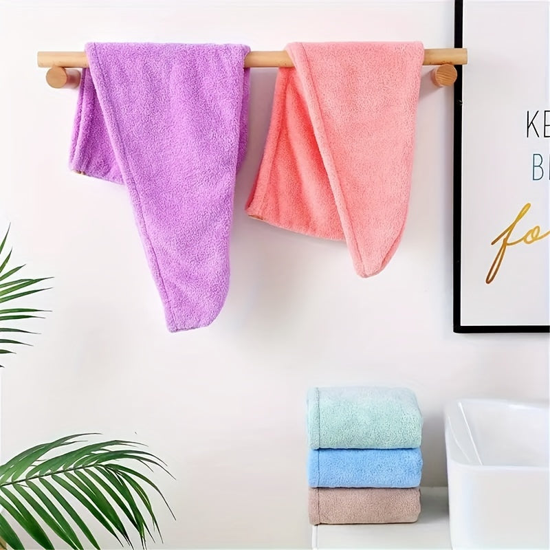 Microfiber Hair Towel Quick Drying Hair Wrap Towel Super Absorbent Hair Drying Cap Soft Headband